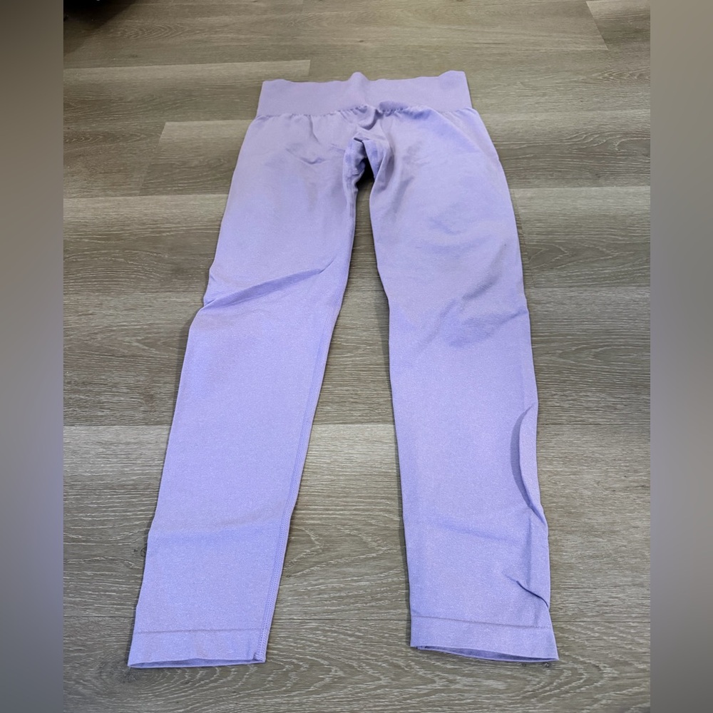 light purple NVGTN leggings